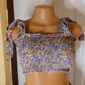 Floral crop top