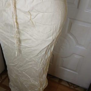 Faded yellow long skirt