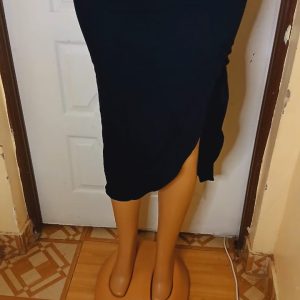 Slitted black  skirt