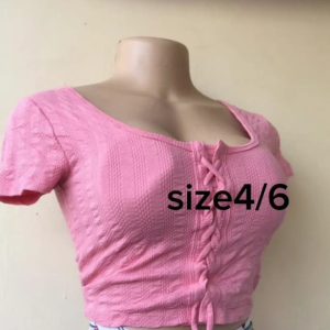 Pink crop top