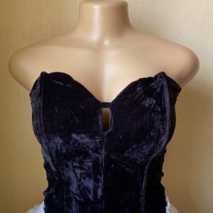 velvet corset