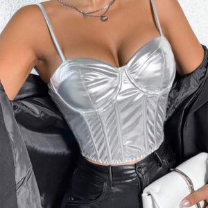 Silver corset