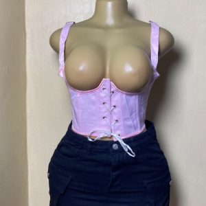 Lavender Lace-Up Corset